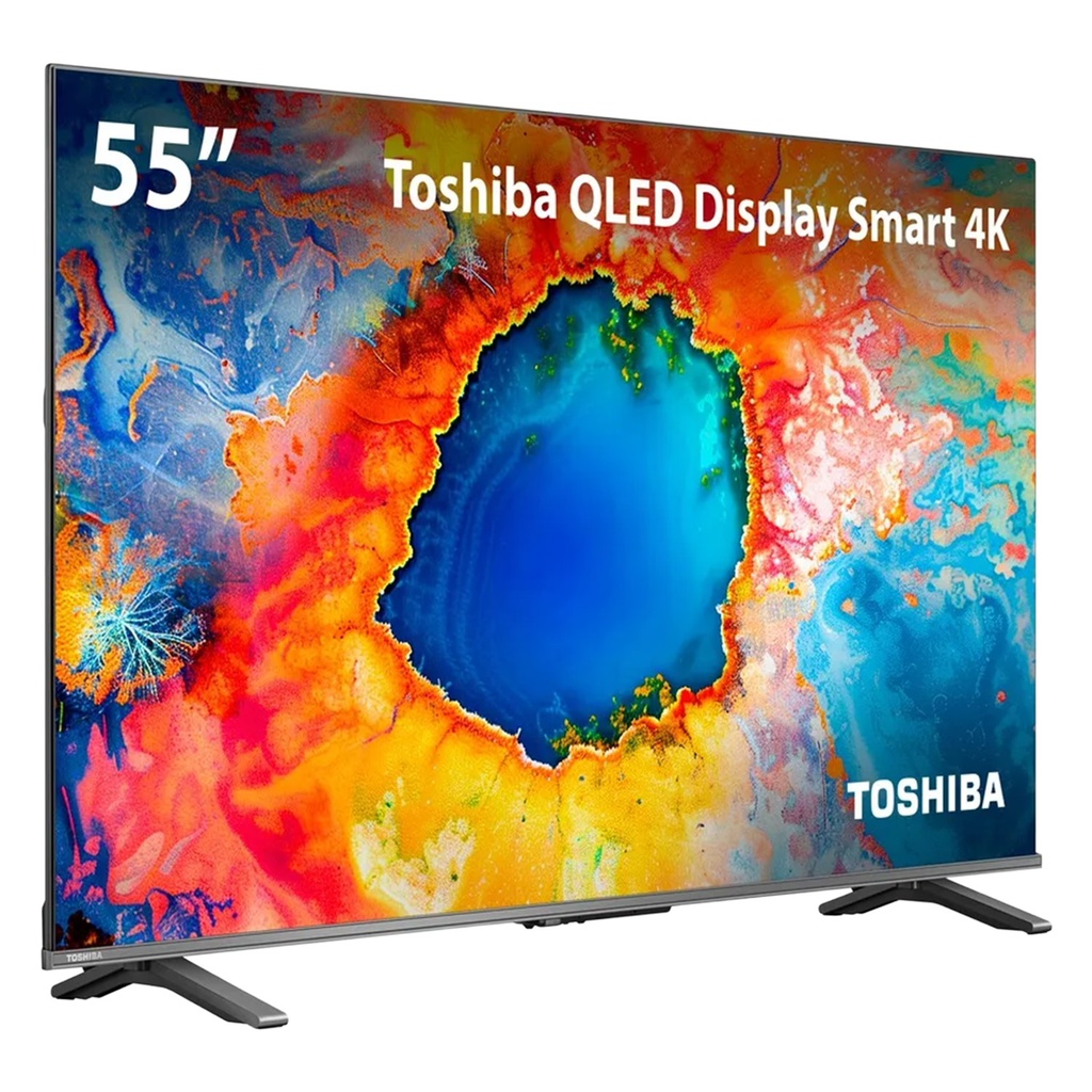 TV SMART TOSHIBA 55" UHD QLED 4K 55C450NS