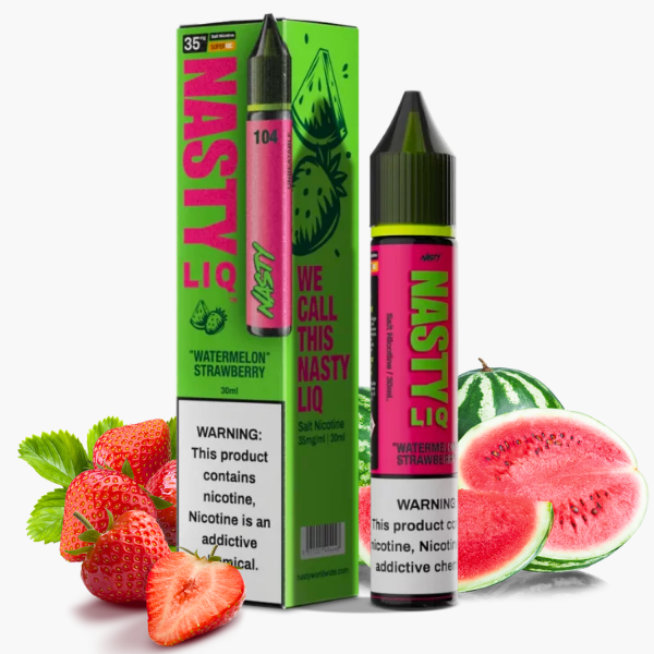 SALT NASTY NEW 30ML 35MG WATERMELON STRAWBERRY