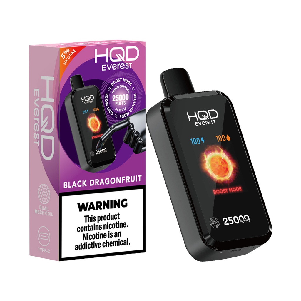 HQD 25K EVEREST BLACK DRAGONFRUIT