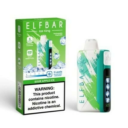 ELFBAR 40K ICE KING SOUR APPLE ICE