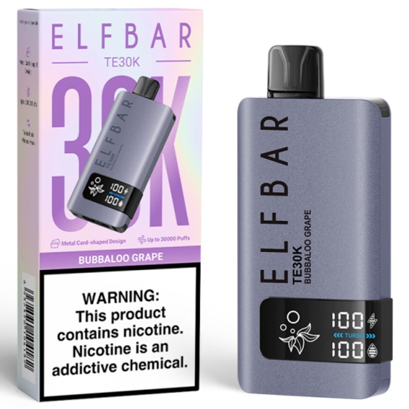 ELFBAR TE 30K BUBBALOO GRAPE
