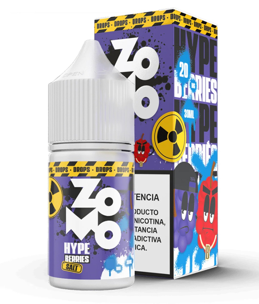 SALT ZOMO 30ML 50MG HYPE BERRIES