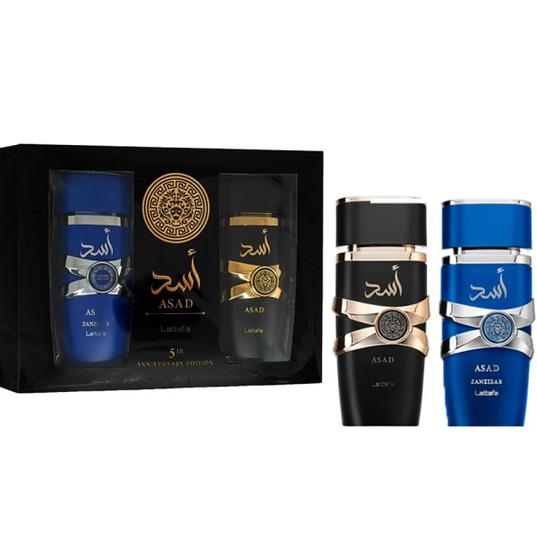 LATTAFA ASAD MEN 100ML + ASAD ZANZIBAR 100ML