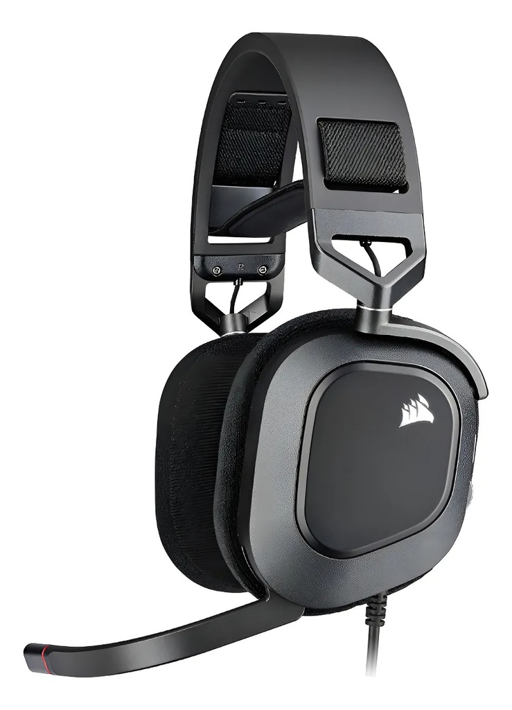 AURICULAR CORSAIR HS80 RBG USB CARBON