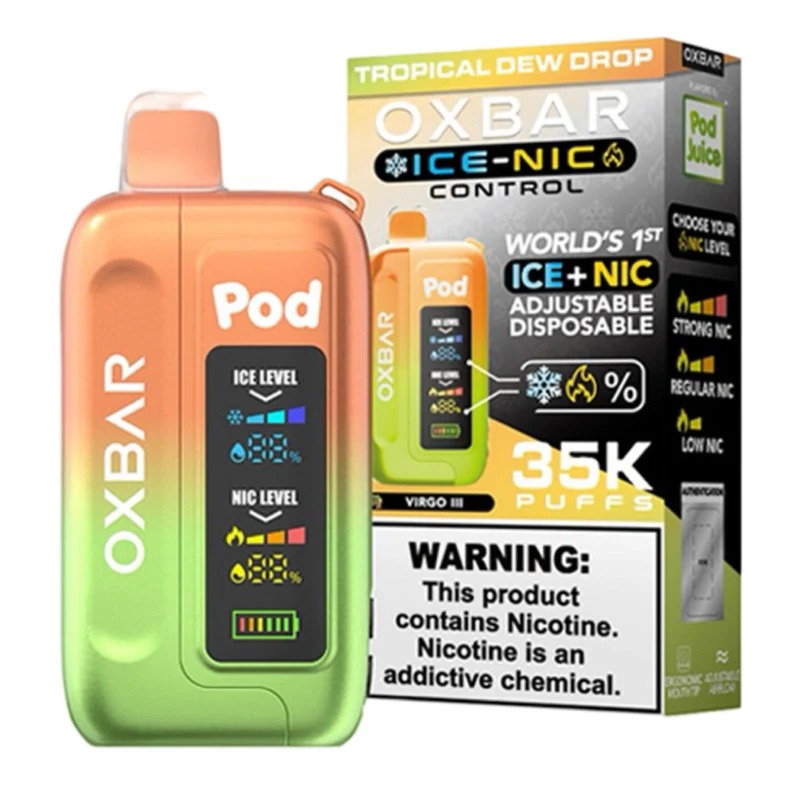 OXBAR 35K ICE+NIC TROPICAL DEW DROP