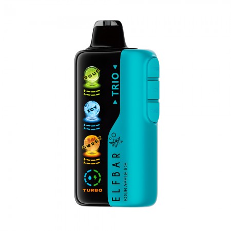 ELFBAR 40K TRIO SOUR APPLE ICE