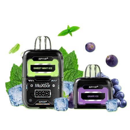 MAXBAR JUPITER 20K GRAPE ICE + SWEET MINT ICE