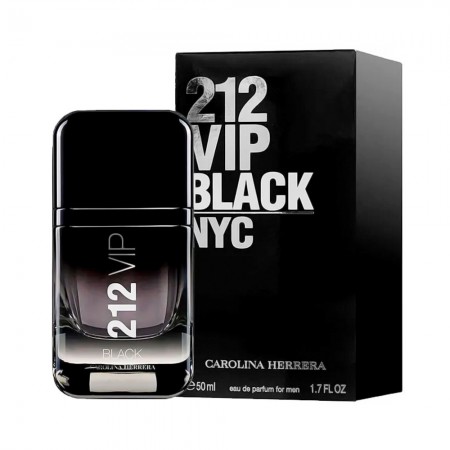 Perfume Carolina Herrera 212 VIP Black NYC EDP Masculino 50ml