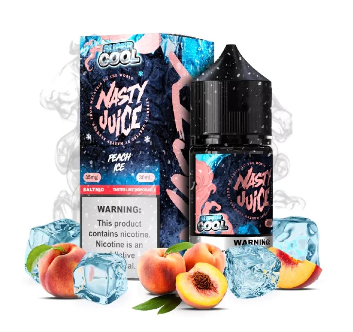 SALT NASTY 30ML 35MG SUPER COOL PEACH ICE