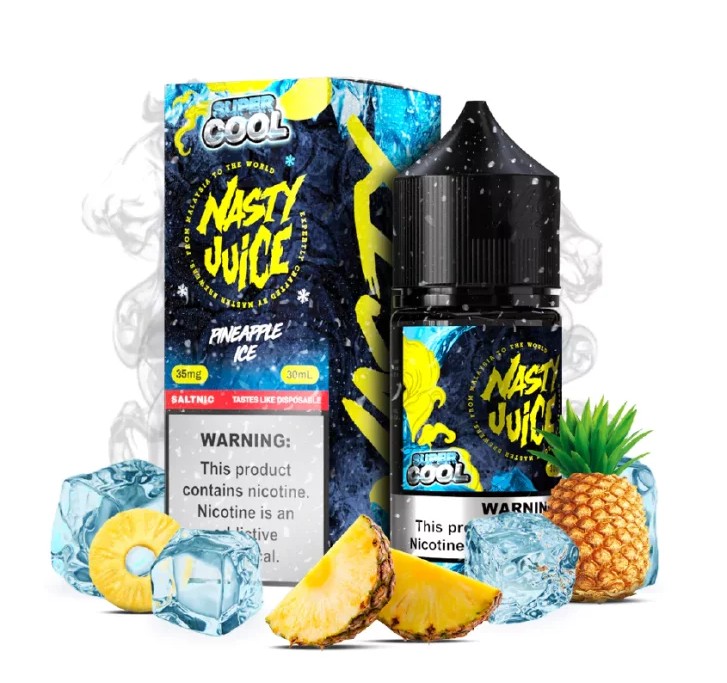 SALT NASTY 30ML 35MG SUPER COOL PINEAPPLE ICE