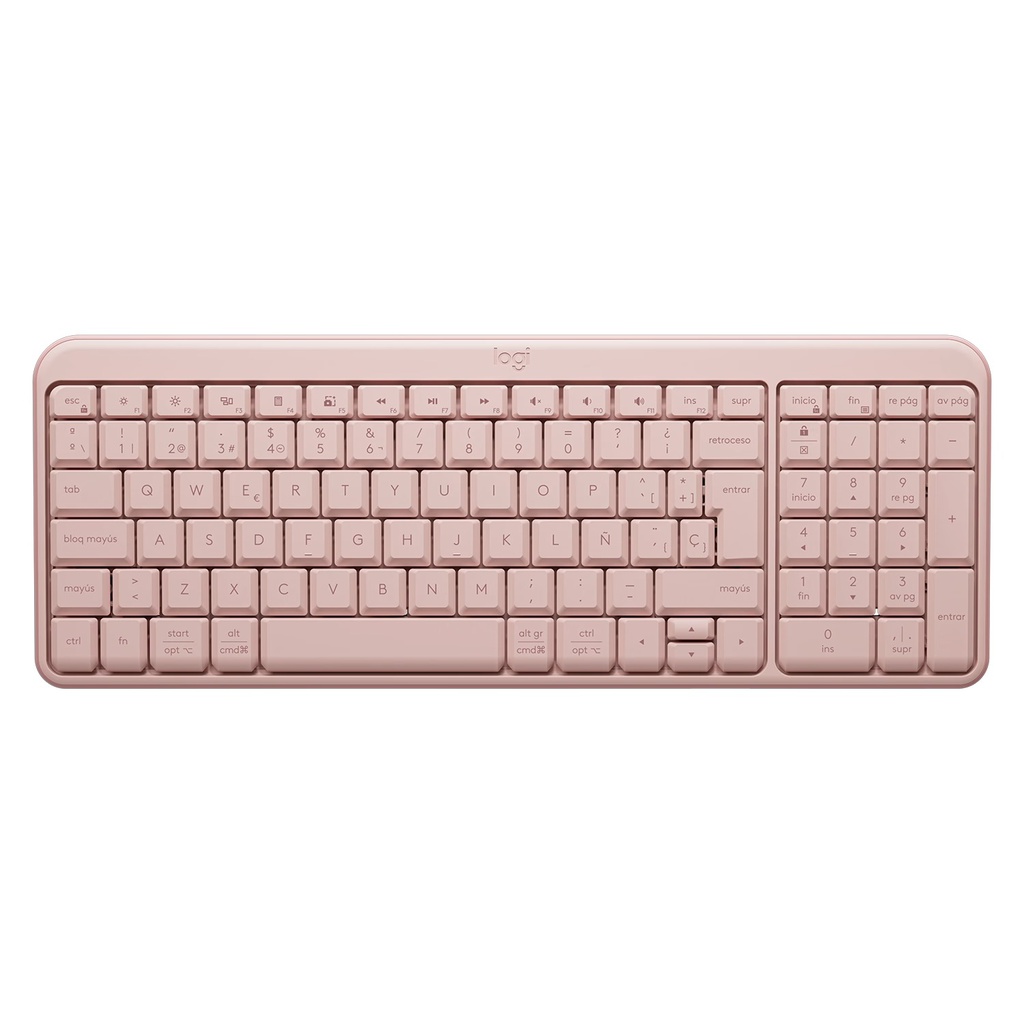 Teclado Logitech K250 Rosa Inalámbrico Español