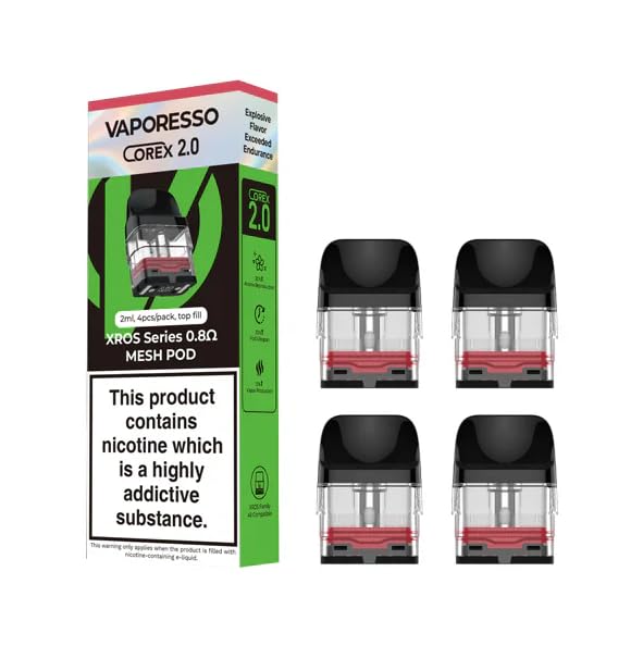 CARTUCHO XROS SERIES 2ML 1.2 4PCS
