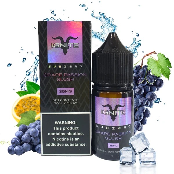 SALT IGNITE 30ML 35MG GRAPE PASSION SLUSH