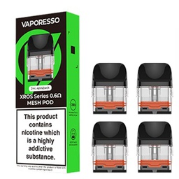 CARTUCHO XROS SERIES 2ML 0.6 4PCS